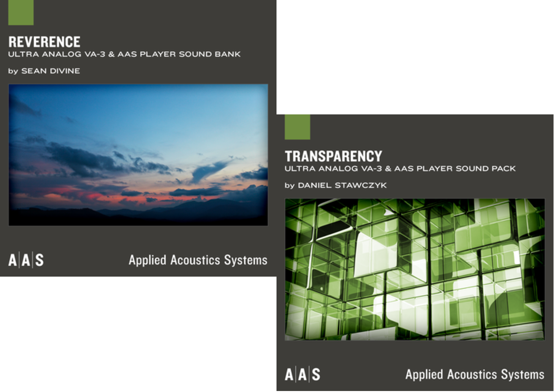 AAS Applied Acoustics Systems Reverence + Transparency soundpacks